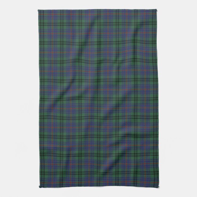 Clan Walker Tartan Tea Towel (Vertical)