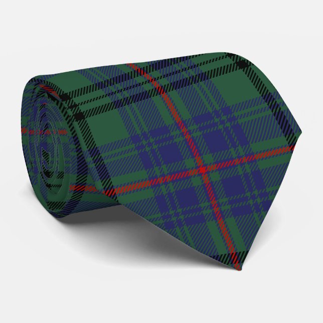 Clan Walker Tartan Tie (Rolled)