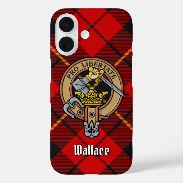 Clan Wallace Crest Case-Mate iPhone Case (Back)