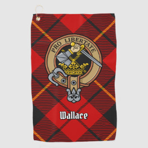 Clan Wallace Crest Golf Towel