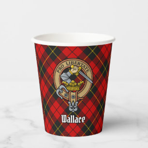 Clan Wallace Crest Paper Cups