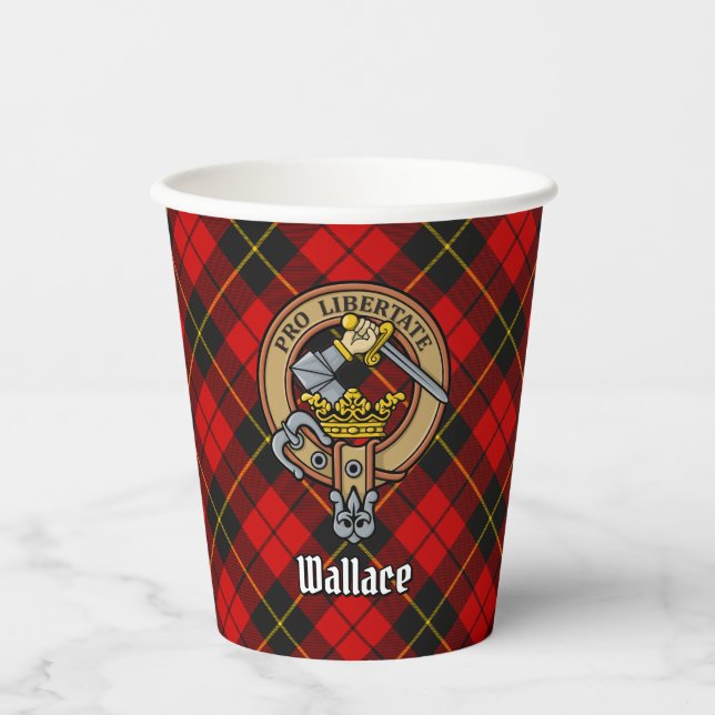 Clan Wallace Crest Paper Cups (Front)