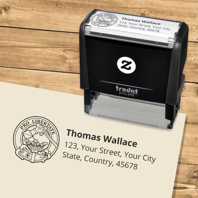 Clan Wallace Crest Self-inking Stamp (Creator Uploaded)