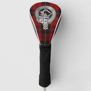 Clan Wallace Crest & Tartan Golf Head Cover