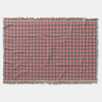 Clan Wallace Pink and Green Scottish Tartan