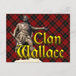 Clan Wallace Scottish Freedom Postcard