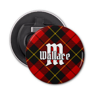 Clan Wallace Tartan Bottle Opener