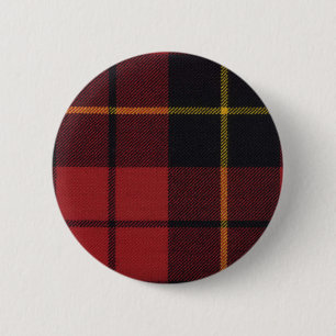 Clan Wallace Tartan Button