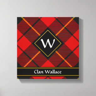 Clan Wallace Tartan Canvas Print