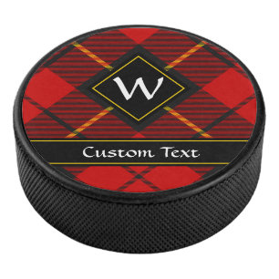Clan Wallace Tartan Hockey Puck