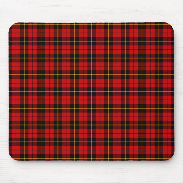 Clan Wallace Tartan Mouse Mat (Front)