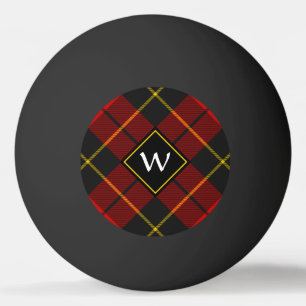 Clan Wallace Tartan Ping Pong Ball