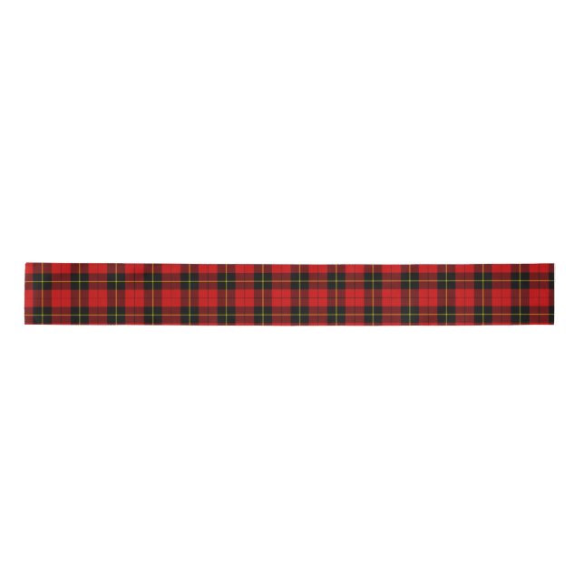 Clan Wallace Tartan Plaid Satin Ribbon (Front)