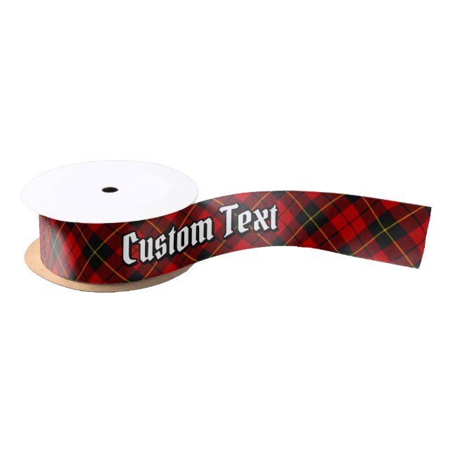 Clan Wallace Tartan Satin Ribbon (Spool)
