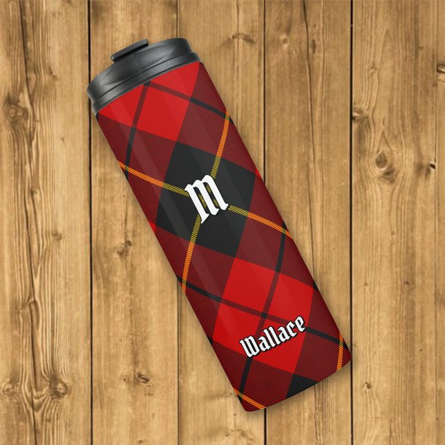 Clan Wallace Tartan Thermal Tumbler (Creator Uploaded)