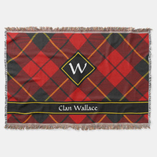 Clan Wallace Tartan Throw Blanket