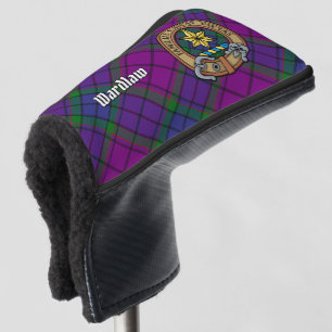 Clan Wardlaw Crest over Tartan Golf Head Cover