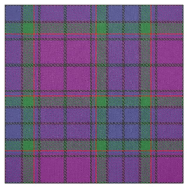 Clan Wardlaw Tartan Fabric (Swatch)