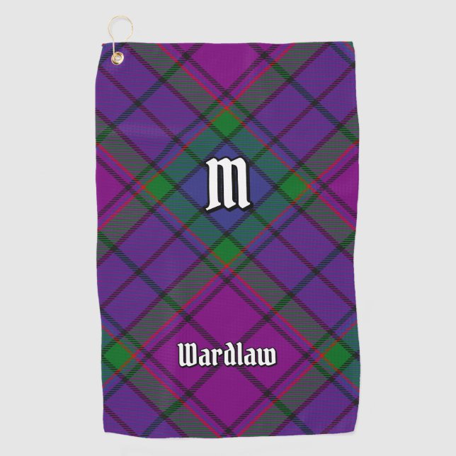 Clan Wardlaw Tartan Golf Towel (Front)