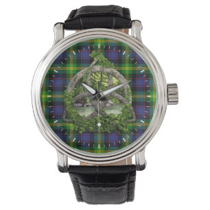 Clan Watson Tartan Celtic Trinity Watch