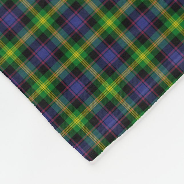Clan Watson Tartan Fleece Blanket (Corner)
