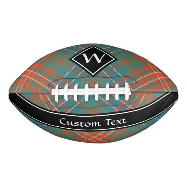Clan Wilson Ancient Tartan American Football (Front)