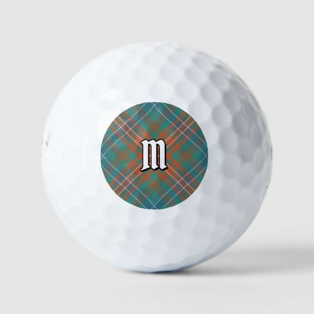 Clan Wilson Ancient Tartan Golf Balls (Front)