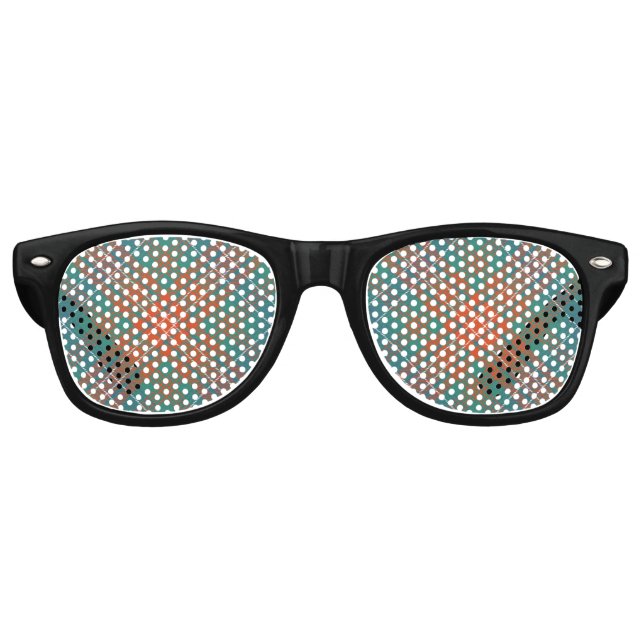 Clan Wilson Ancient Tartan Retro Sunglasses (Front)