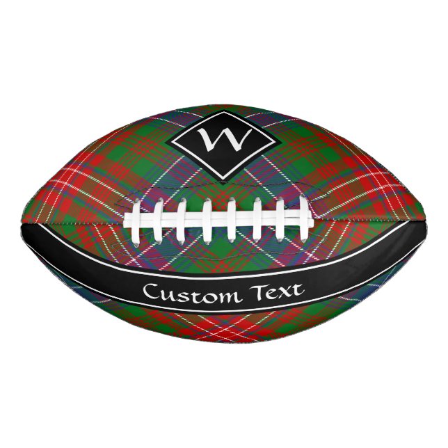 Clan Wilson Modern Tartan American Football (Front)