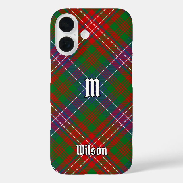 Clan Wilson Modern Tartan Case-Mate iPhone Case (Back)