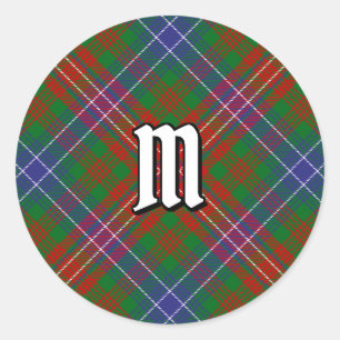 Clan Wilson Modern Tartan Classic Round Sticker