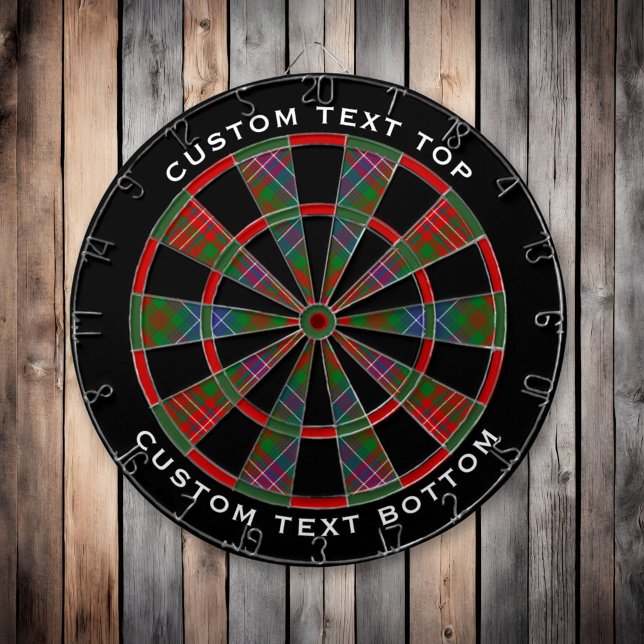 Clan Wilson Modern Tartan Dartboard (Creator Uploaded)