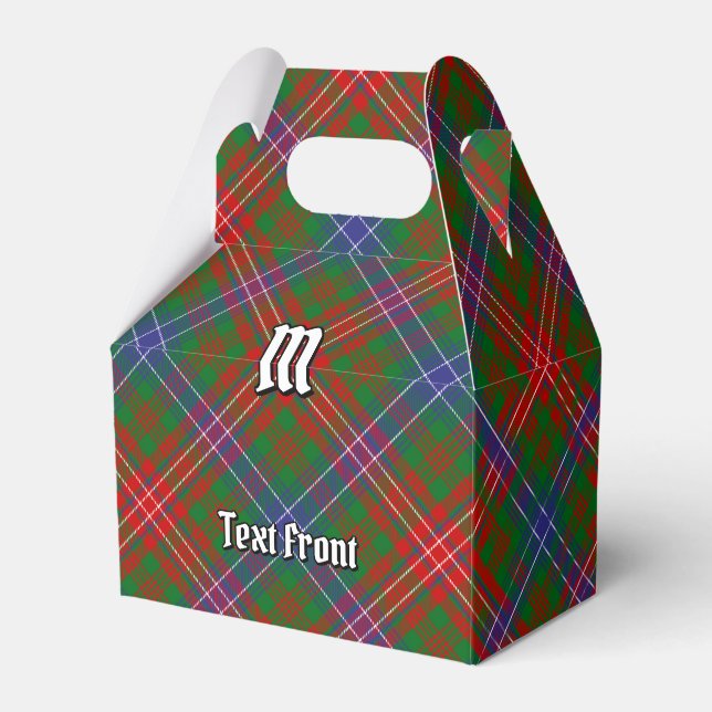 Clan Wilson Modern Tartan Favour Box (Front Side)
