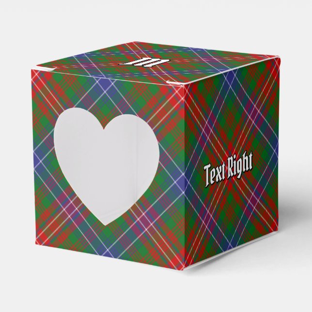 Clan Wilson Modern Tartan Favour Box (Front Side)