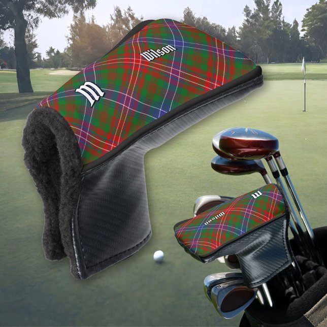 Clan Wilson Modern Tartan Golf Head Cover (Creator Uploaded)