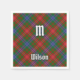 Clan Wilson Modern Tartan Napkin