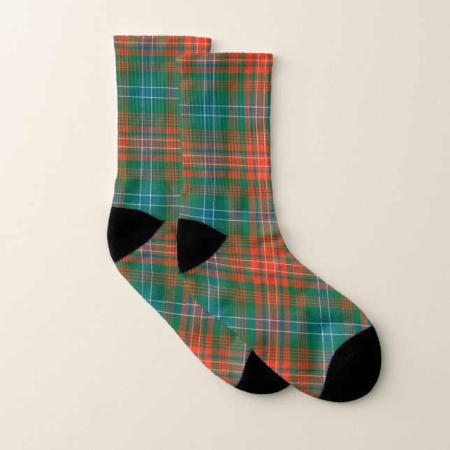 Clan Wilson Plaid Socks (Pair)