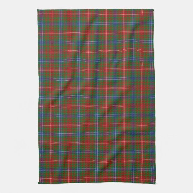 Clan Wilson Tartan Tea Towel (Vertical)