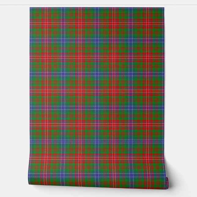 Clan Wilson Tartan Wallpaper (Unrolling)