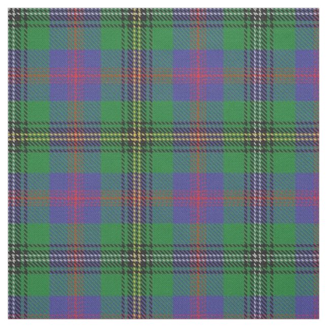 Clan Wood Scottish Tartan Plaid Fabric (Swatch)