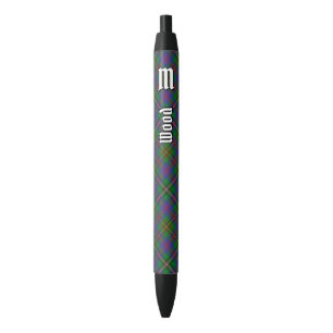 Clan Wood Tartan Black Ink Pen