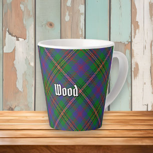Clan Wood Tartan Latte Mug