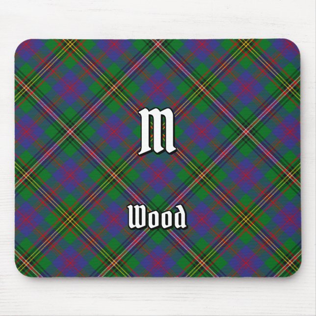 Clan Wood Tartan Mouse Mat (Front)