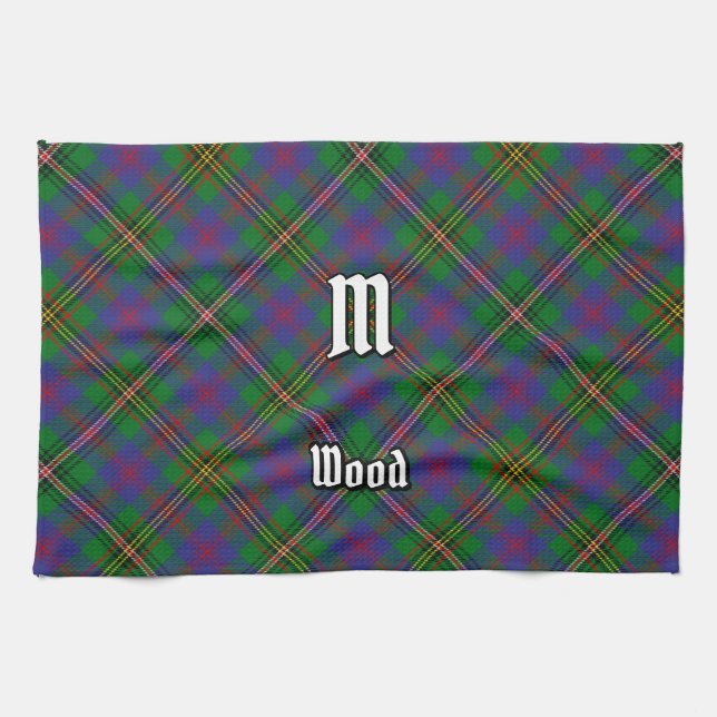 Clan Wood Tartan Tea Towel (Horizontal)