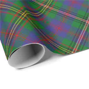 Clan Wood Tartan Wrapping Paper