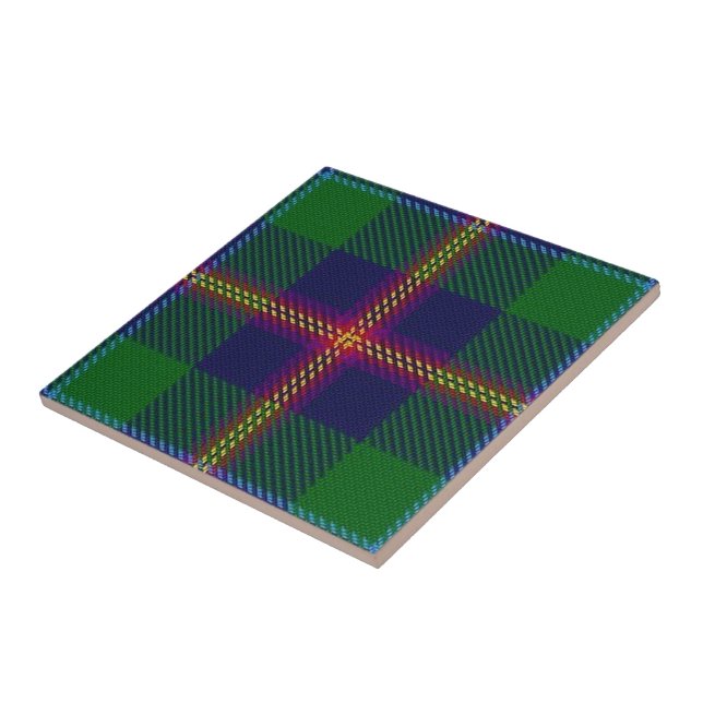 Clan Young Scottish Expressions Tartan Tile (Side)