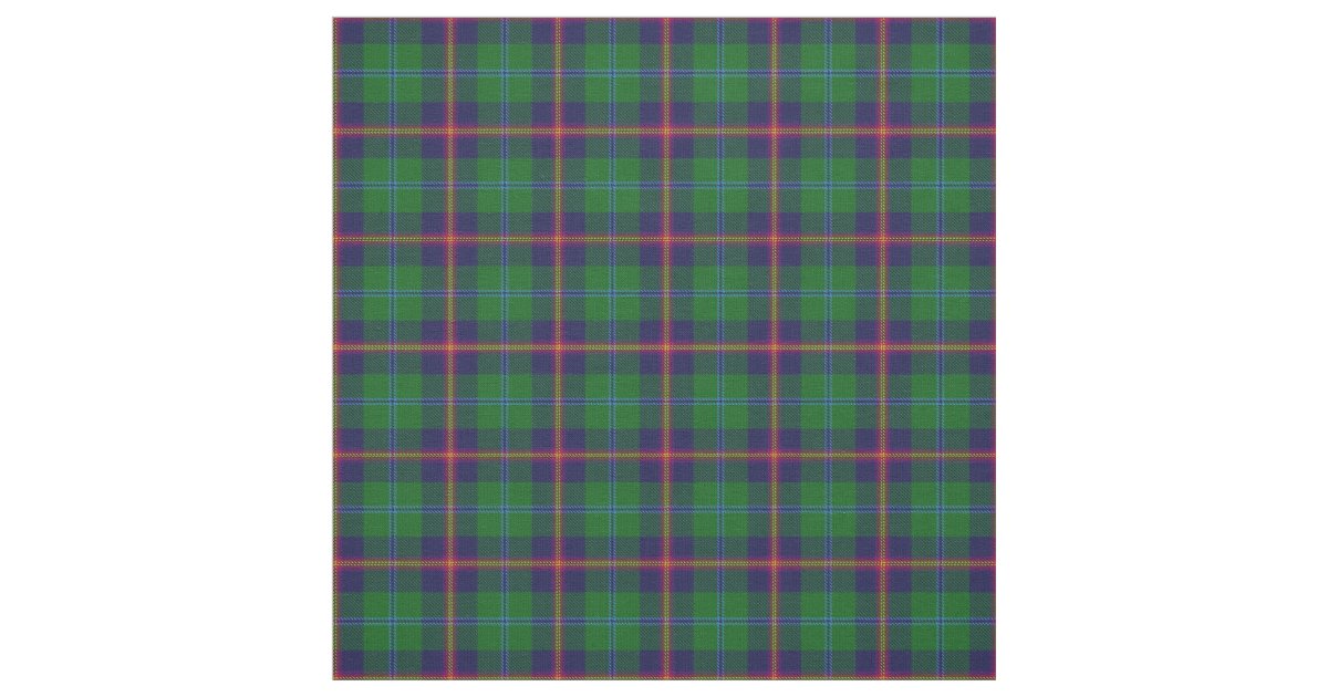 Clan Young Scottish Tartan Plaid Fabric Zazzle