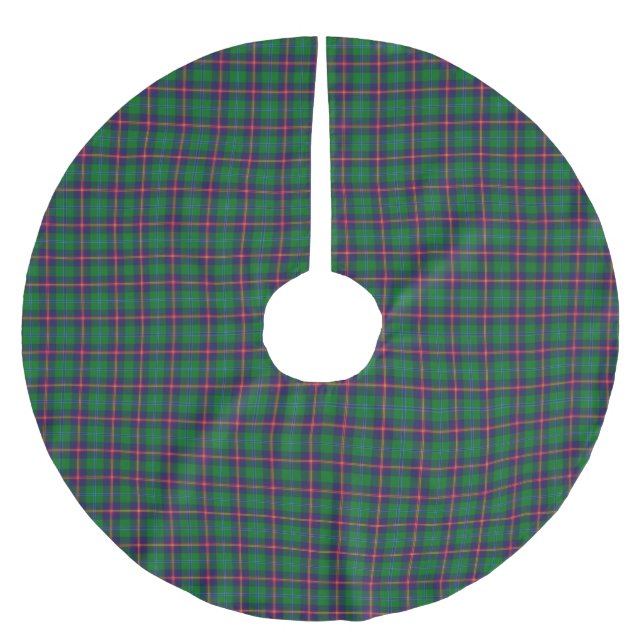 Clan Young Tartan Plaid  Brushed Polyester Tree Skirt (Front)