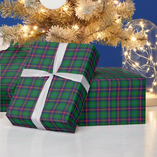 Clan Young Tartan Plaid Wrapping Paper (Holidays)