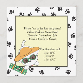 Clancey Goes on a Trip Invitation